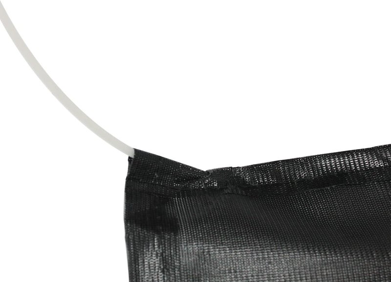 LOSTAR RV Fabric Replacement Screen with Zipper 9'x 13', Universal Mesh Awning Sunscreen Kit for Camper Trailor Motorhome Outdoor UV Blocker - Black - Image 3